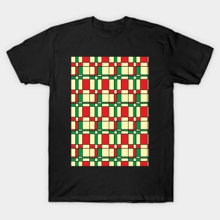 Colorful Christmas Geometric Pattern T-Shirt